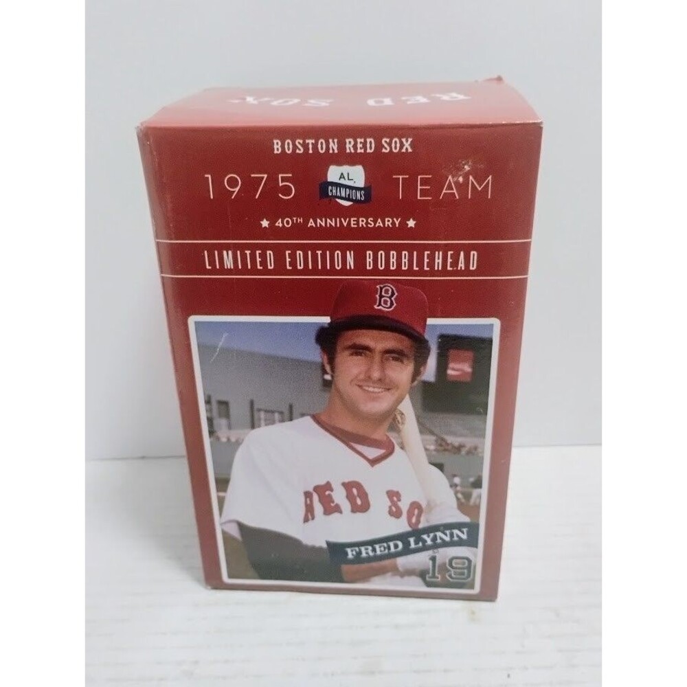FRED LYNN BOSTON RED SOX 1975 AL CHAMPIONS TEAM 40TH ANNIVERSARY BOBBLEHEAD